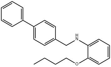 N-([1,1'-Biphenyl]-4-ylmethyl)-2-butoxyaniline Struktur