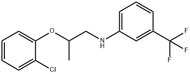 N-[2-(2-Chlorophenoxy)propyl]-3-(trifluoromethyl)aniline Struktur