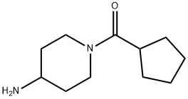 1-(cyclopentylcarbonyl)piperidin-4-amine Struktur