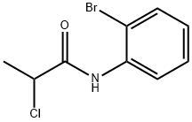 N-(2-bromophenyl)-2-chloropropanamide Struktur