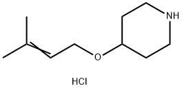 4-[(3-Methyl-2-butenyl)oxy]piperidinehydrochloride Struktur