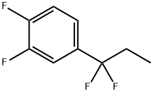 4-(1,1-Difluoropropyl)-1,2-difluorobenzene Struktur