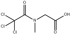 2-[Methyl(2,2,2-trichloroacetyl)amino]acetic acid Struktur