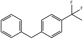 1-Benzyl-4-(1,1-difluoroethyl)benzene Struktur