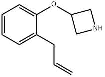 2-Allylphenyl 3-azetidinyl ether Struktur