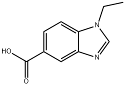 1-Ethyl-1H-benzoimidazole-5-carboxylic acid Struktur