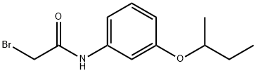 2-Bromo-N-[3-(sec-butoxy)phenyl]acetamide Struktur