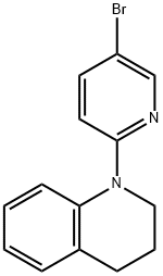 1-(5-Bromo-2-pyridinyl)-1,2,3,4-tetrahydroquinoline Struktur