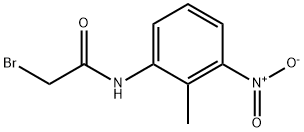 2-Bromo-N-(2-methyl-3-nitrophenyl)acetamide Struktur