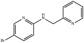 5-Bromo-N-(2-pyridinylmethyl)-2-pyridinamine Struktur