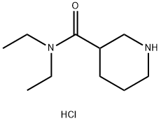 N,N-Diethyl-3-piperidinecarboxamide hydrochloride Struktur