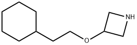 3-(2-Cyclohexylethoxy)azetidine Struktur