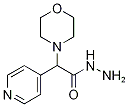 4-morpholineacetic acid, alpha-4-pyridinyl-, hydrazide Struktur