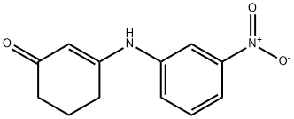 2-cyclohexen-1-one, 3-[(3-nitrophenyl)amino]- Struktur