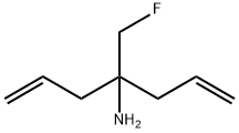 [1-Allyl-1-(fluoromethyl)but-3-en-1-yl]amine Struktur