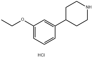 4-(3-Ethoxyphenyl)piperidine hydrochloride Struktur