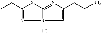 [2-(2-Ethylimidazo[2,1-b][1,3,4]thiadiazol-6-yl)-ethyl]amine dihydrochloride Struktur