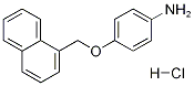 4-(1-NAPHTHYLMETHOXY)ANILINE HYDROCHLORIDE Struktur