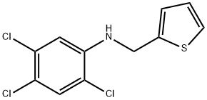 2,4,5-Trichloro-N-(2-thienylmethyl)aniline Struktur