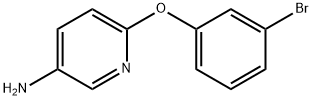 6-(3-bromophenoxy)pyridin-3-amine Struktur