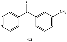 (3-aminophenyl)(pyridin-4-yl)methanone dihydrochloride Struktur