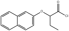 2-(2-naphthyloxy)butanoyl chloride Struktur