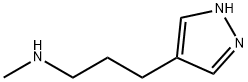 N-methyl-3-(1H-pyrazol-4-yl)propan-1-amine Struktur