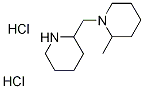 2-Methyl-1-(2-piperidinylmethyl)piperidinedihydrochloride Struktur