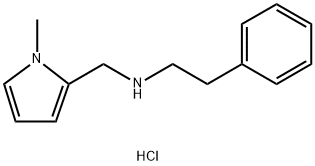 (1-Methyl-1H-pyrrol-2-ylmethyl)-phenethyl-aminehydrochloride Struktur