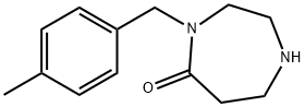 4-(4-Methylbenzyl)-1,4-diazepan-5-one Struktur