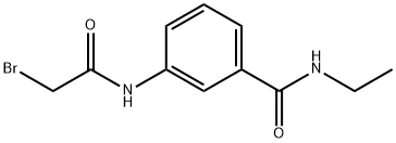 3-[(2-Bromoacetyl)amino]-N-ethylbenzamide Struktur