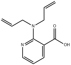 2-(Diallylamino)nicotinic acid Struktur