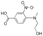 4-[(2-Hydroxyethyl)(methyl)amino]-3-nitrobenzoic acid Struktur