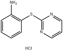 2-(pyrimidin-2-ylthio)aniline Struktur