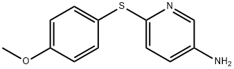 6-[(4-Methoxyphenyl)sulfanyl]-3-pyridinylamine Struktur