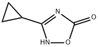 3-Cyclopropyl-1,2,4-oxadiazol-5-ol Struktur