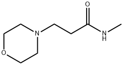 N-Methyl-3-morpholin-4-ylpropanamide Struktur