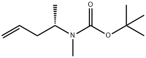 (S)-tert-Butyl methyl(pent-4-en-2-yl)carbamate Struktur