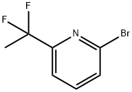 2-Bromo-6-(1,1-difluoroethyl)pyridine Struktur