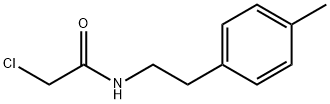 2-Chloro-N-[2-(4-methylphenyl)ethyl]acetamide Struktur