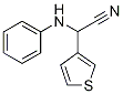 Phenylamino(thien-3-yl)acetonitrile Struktur