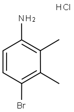 3-Amino-6-bromo-o-xylene hydrochloride Struktur