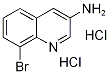 3-Amino-8-bromoquinoline dihydrochloride Struktur