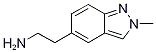 2-(2-Methyl-2H-indazol-5-yl)ethylamine Struktur