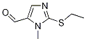 2-Ethylsulphanyl-1-methyl-1H-imidazole-5-carboxaldehyde Struktur