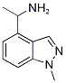 1-(1-Methyl-1H-indazol-4-yl)ethylamine Struktur