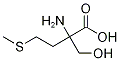 2-Amino-2-(hydroxymethyl)-4-(methylthio)butanoic acid Struktur