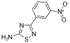 5-Amino-3-(3-nitrophenyl)-1,2,4-thiadiazole Struktur