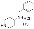 N-(Piperidin-4-yl)benzylamine dihydrochloride, N-Benzylpiperidin-4-amine dihydrochloride Struktur