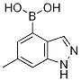 6-Methyl-1H-indazole-4-boronic acid Struktur